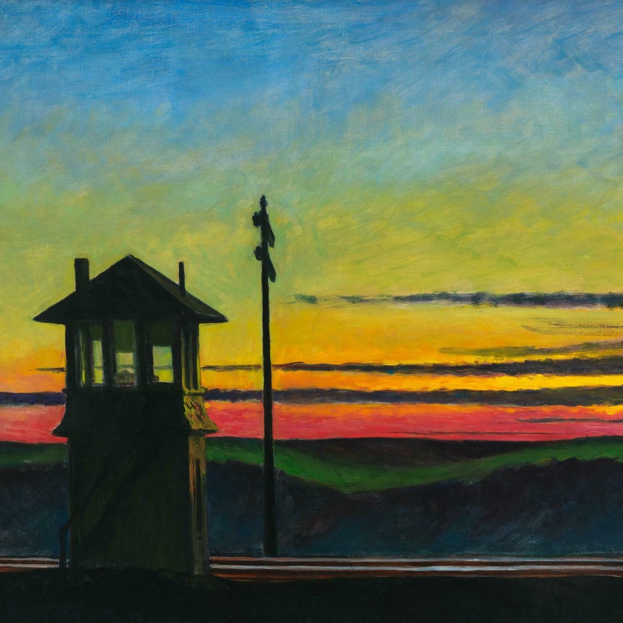 Edward Hopper - Railroad Sunset (1929)