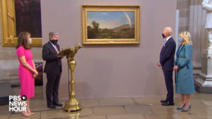 PBS News Hour, “Senator Roy Blunt presents painting to Biden in honor of inauguration”, 21 January 2021